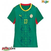 Camiseta Senegal Iliman Ndiaye #13 Visitante Equipación para mujer Mundial 2026 manga corta